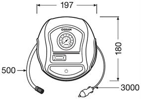 OSRAM TYREinflate 200 COMPRESSORE PER PNEUMATICI