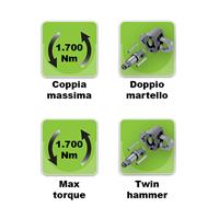 FASANO AVVITATORE PNEUMATICO AD IMPULSI CON ATTACCO QUADRO 1/2