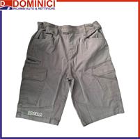 SPARCO PANTALONI BERMUDA CARGO GRIGIO