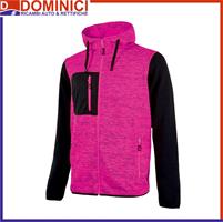 U-POWER FELPA DA LAVORO RAINBOW BLACK/FUCSIA