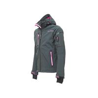 U-POWER GIACCA DA LAVORO SOFTSHELL SPACE GREY FUCSIA
