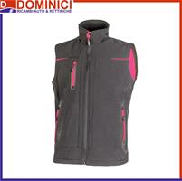 U-POWER GILET DA LAVORO SOFTSHELL UNIVERSE GREY FUCSIA