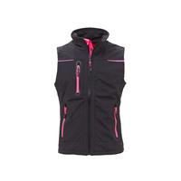 U-POWER GILET DA LAVORO SOFTSHELL UNIVERSE GREY FUCSIA