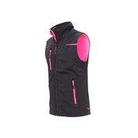 U-POWER GILET DA LAVORO SOFTSHELL UNIVERSE GREY FUCSIA