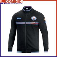 SPARCO FELPA FULL ZIP MARTINI RACING NERO