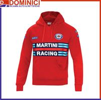 SPARCO FELPA HOODIE MARTINI RACING ROSSO