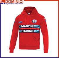 SPARCO FELPA HOODIE MARTINI RACING ROSSO