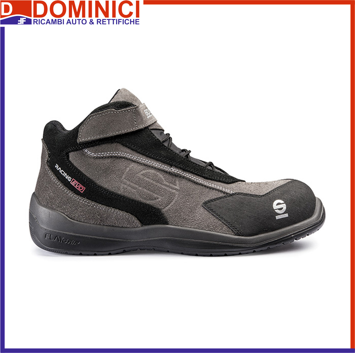 SPARCO - SPARCO SCARPA ANTINFORTUNISTICA S3 RACING EVO GRIGIO/NERO OUTLET -  SPARCO - Dominici Ricambi