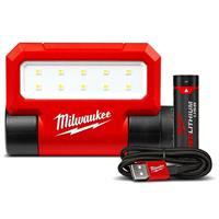MILWAUKEE TORCIA TASCABILE FARO 550L RICARIC. USB L4 FFL-201