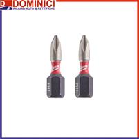 MILWAUKEE INSERTO BIT PH1 25 mm PER AVVITATORE (cf. 2pz.)