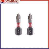 MILWAUKEE INSERTO BIT PZ1 25 mm PER AVVITATORE (cf. 2pz.)