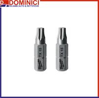MILWAUKEE INSERTO BIT TX15 25 mm PER AVVITATORE (cf. 2pz.)