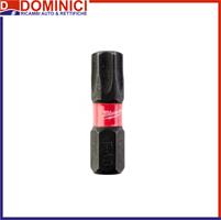 MILWAUKEE INSERTO BIT TX40 25 mm PER AVVITATORE (cf. 1pz.)