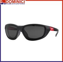 MILWAUKEE OCCHIALI DI SICUREZZA SCURI HPERFORMANCE C/INS.SCHIUMA