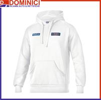 SPARCO FELPA HOODIE BIG STRIPES MARTINI RACING BIANCO