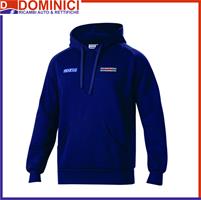 SPARCO FELPA HOODIE BIG STRIPES MARTINI RACING BLU