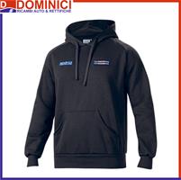 SPARCO FELPA HOODIE BIG STRIPES MARTINI RACING NERO