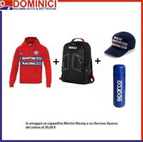 PROMO FELPA MARTINI 01279MRRS+ZAINO SPARCO 016440NRRS+OMAGGIO