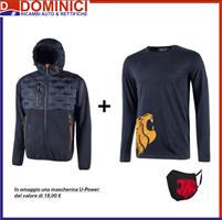 PROMO U-POWER MAGLIA FU214DB + GIUBBOTTO FU213DB + OMAGGIO