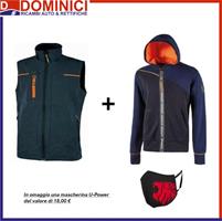PROMO U-POWER GILET PE181DB + FELPA EY212DB + OMAGGIO