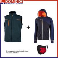 PROMO U-POWER GILET PE181DB + FELPA EY212DB + OMAGGIO