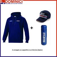 PROMO FELPA MARTINI 01340MRBM + THERMOS + CAPPELLINO