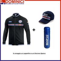PROMO FELPA MARTINI 01278MRNR + THERMOS + CAPPELLINO