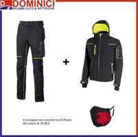 PROMO U-POWER PANTALONE FU189BC + GIACCA FU187BC + OMAGGIO
