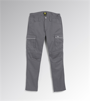 DIADORA UTILITY PANTALONE LAVORO PANT STAFF STRETCH CARGO GRIGIO