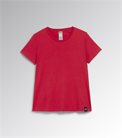 DIADORA UTILITY T-SHIRT DONNA MC ATHENA ROSSO IBISCO