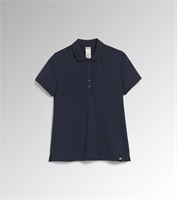 DIADORA UTILITY POLO DONNA MC ATHENA BLU CLASSICO