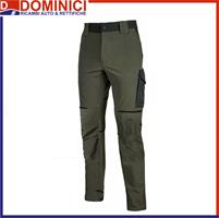 U-POWER PANTALONE DA LAVORO WORLD DARK GREEN