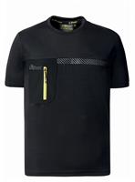 U-POWER T-SHIRT DA LAVORO CHRISTAL BLACK CARBON