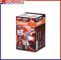 OSRAM COPPIA LAMPADE ALOGENE OSRAM NIGHT BREAKER LASER H7 12V