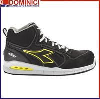 DIADORA SCARPA ANTINFORT.RUN NET MID S3 (NERO/NERO)