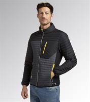 DIADORA GIUBBOTTO LIGHT JACKET COLOR BLOCK (NERO/VERDE/GIALLO)