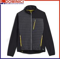 DIADORA GIUBOTTO HYBRID SWEAT-JACKET  (NERO/VERDE/GIALLO)