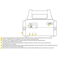 RING CARICABATTERIE PORTATILE 12A 6/12V