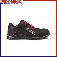 SPARCO SCARPA ANTINFORTUNISTICA S1P LINEA PRATICE NERO/FUCSIA