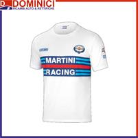 SPARCO T-SHIRT DA LAVORO MARTINI RACING BIANCO