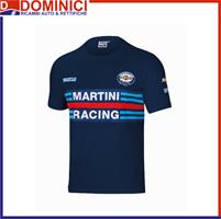 SPARCO T-SHIRT DA LAVORO MARTINI RACING BLU