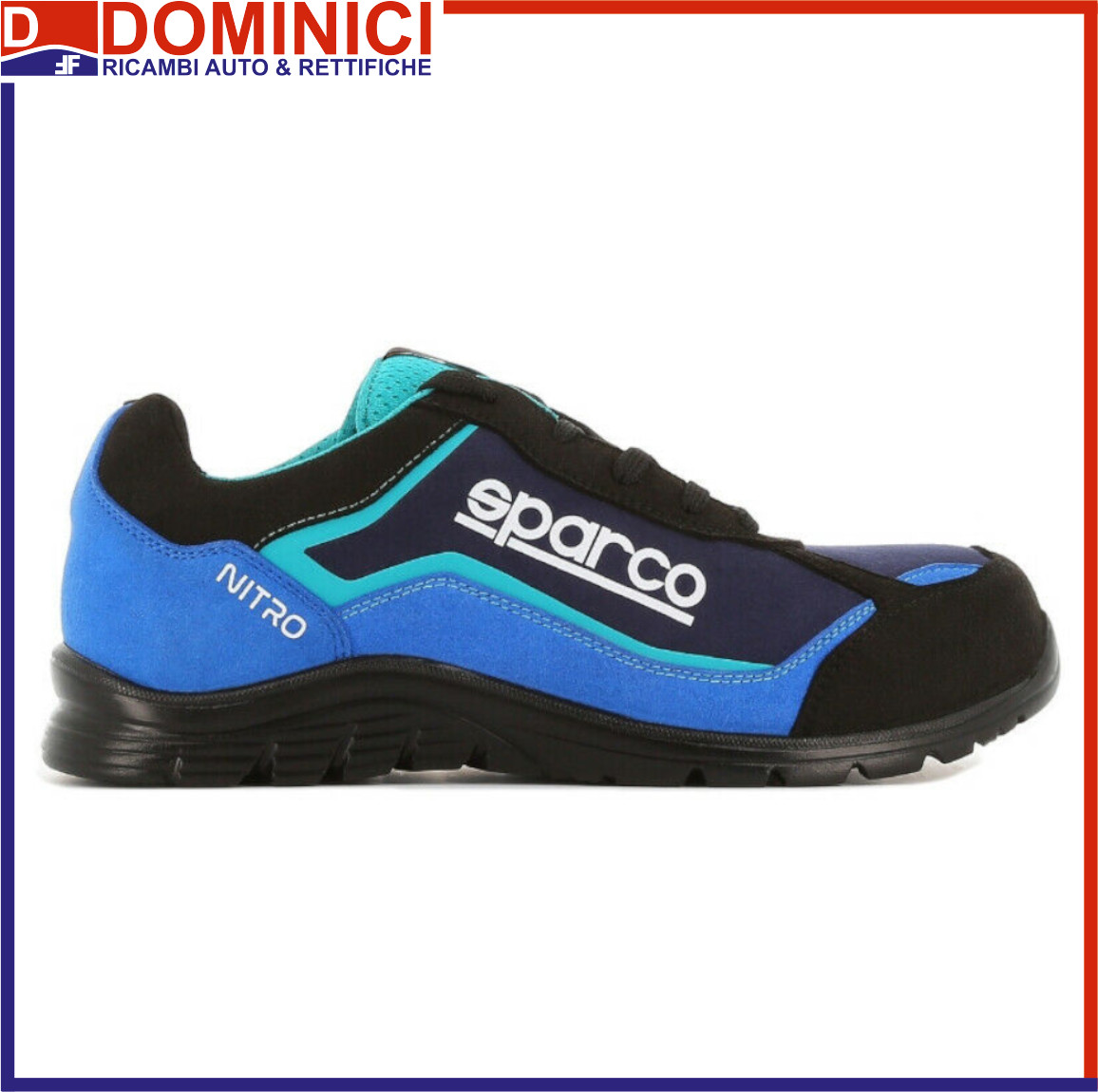 SPARCO - SCARPA ANTINFORTUNISTICA SPARCO S3 NITRO NERO/AZZURRO - SPARCO -  Dominici Ricambi