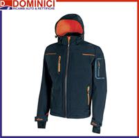 U-POWER GIACCA DA LAVORO SOFTSHELL SPACE DEEP BLUE