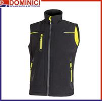 U-POWER GILET DA LAVORO SOFTSHELL UNIVERSE BLACK CARBON