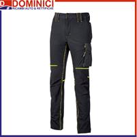 U-POWER PANTALONE DA LAVORO WORLD BLACK CARBON