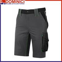 U-POWER BERMUDA DA LAVORO MERCURY ASPHALT GREY/GREEN