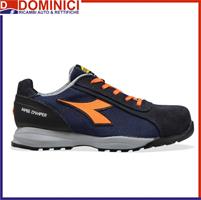 DIADORA SCARPA ANTINF. GLOVE MDS TEXT LOW S1P BLU/ARANCIO FLUO