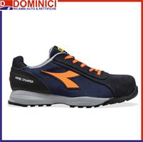 DIADORA SCARPA ANTINF. GLOVE MDS TEXT LOW S1P BLU/ARANCIO FLUO