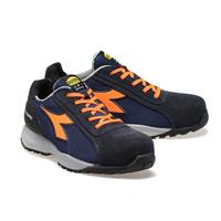 DIADORA SCARPA ANTINF. GLOVE MDS TEXT LOW S1P BLU/ARANCIO FLUO