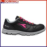 DIADORA SCARPA ANTINFORTUNISTICA RUN LOW S3 NERO/FUCSIA